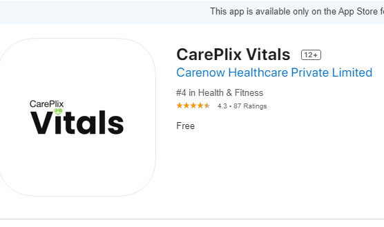 Careplix Vitals app Download Android & IOS Monitor Body Vitals