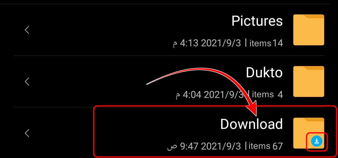 where are downloads on android