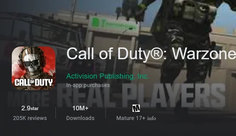 Problems with Call of Duty Warzone Mobile